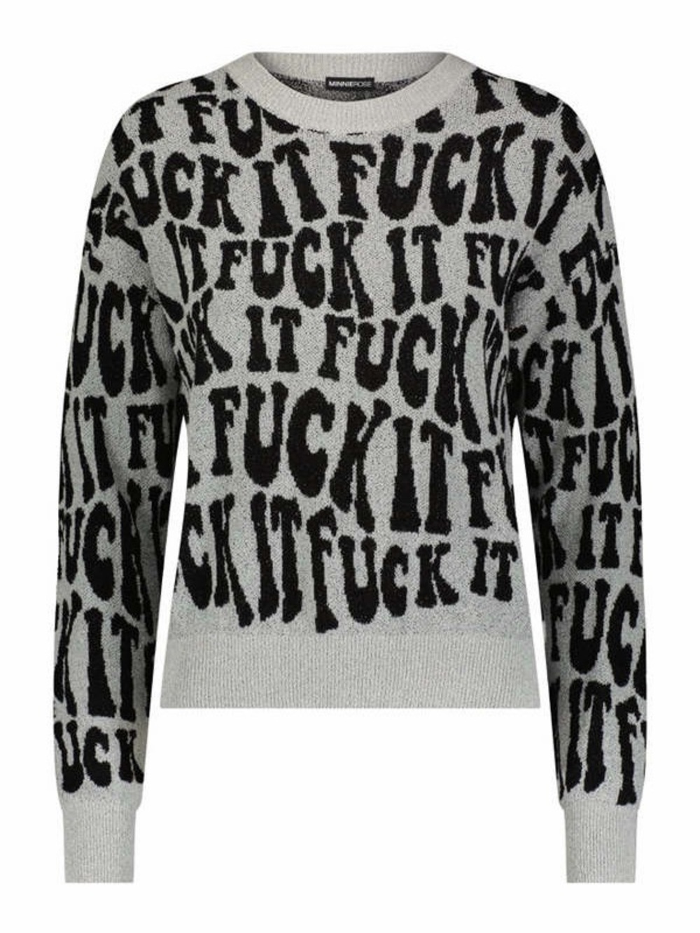 Cashmere F*ck It Pullover by Minnie Rose - Rare
